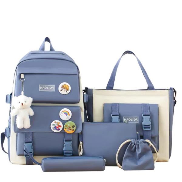 5 Pcs Bookbag set - BagDad
