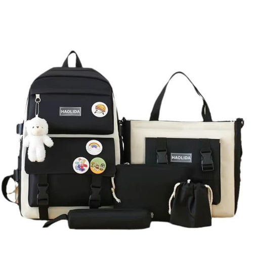 5 Pcs Bookbag set - BagDad