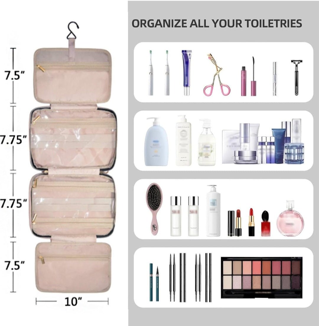 Toiletry Travel Bag with Hanging Hook - BagDad